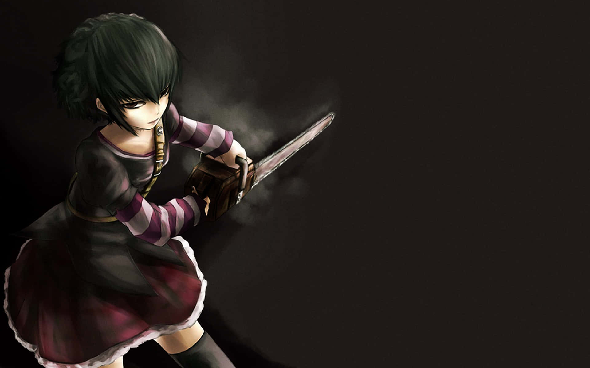 Roberta, Black Lagoon, anime artwork, Full HD Desktop Wallpaper