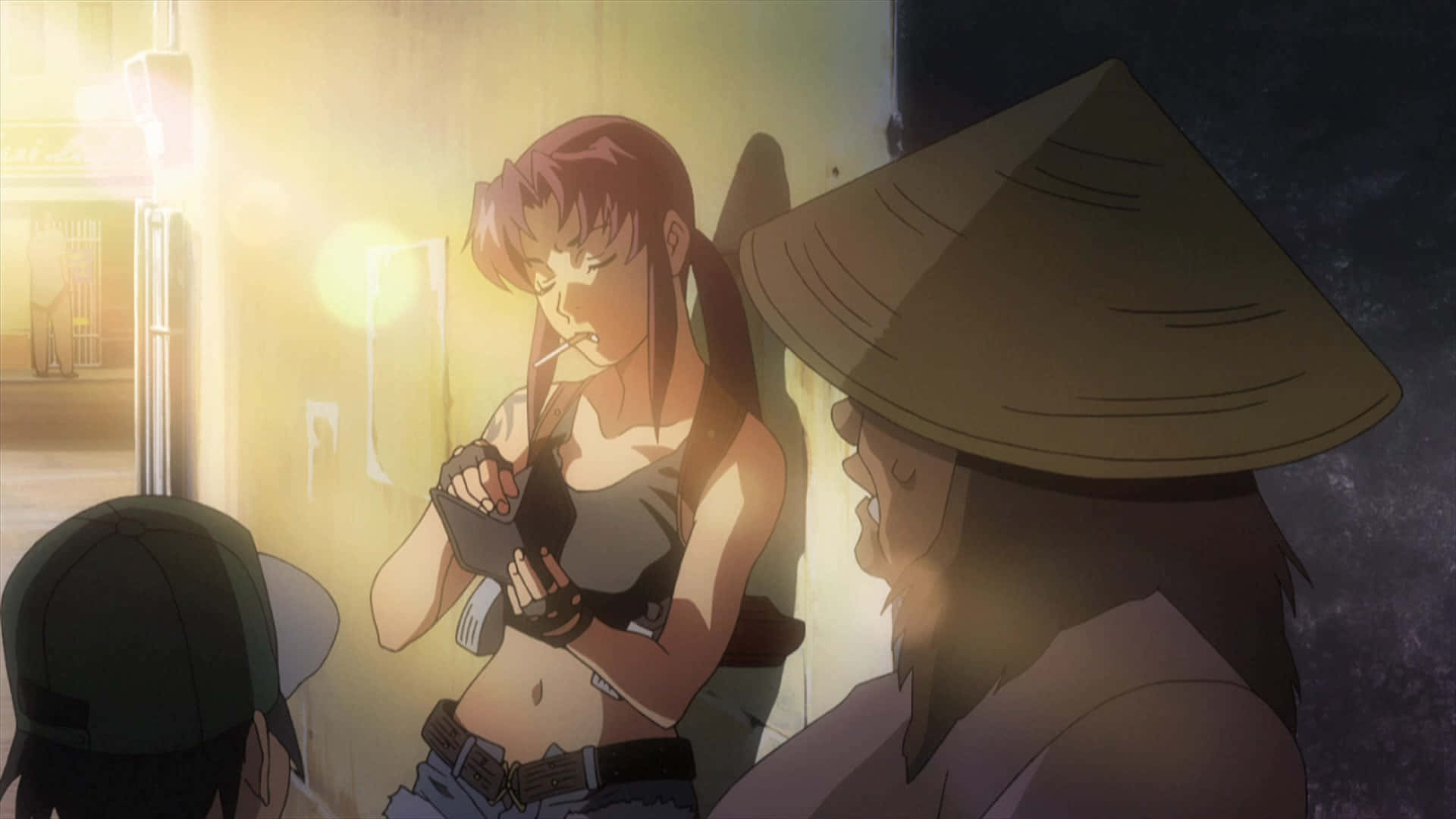 Roberta, Black Lagoon, red hair, Full HD Desktop Wallpaper
