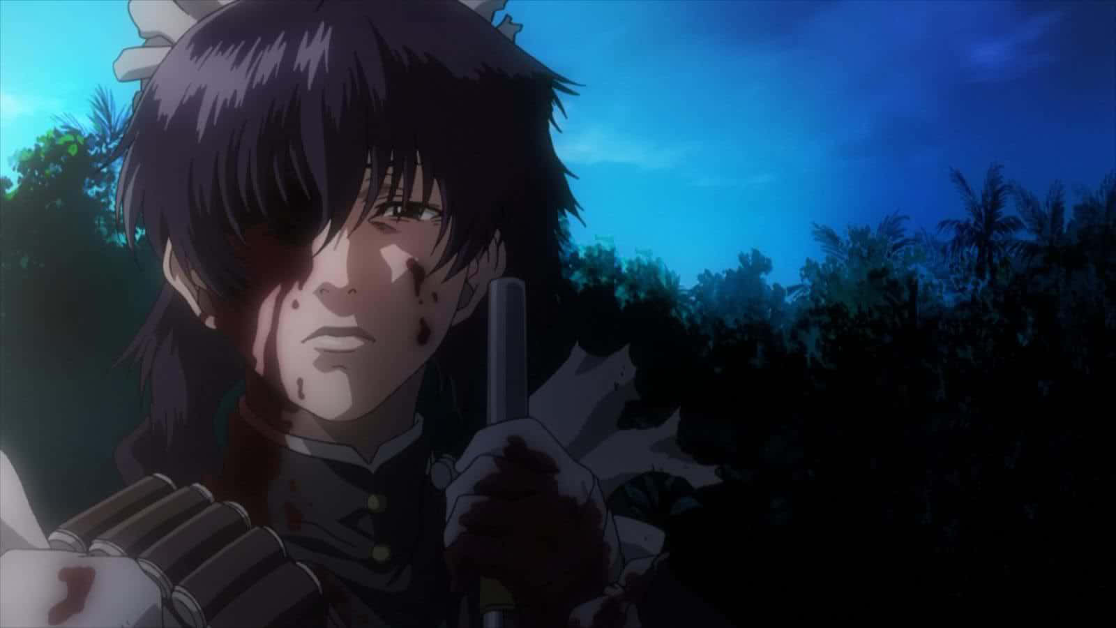 Roberta, Black Lagoon, twilight jungle, HD Desktop Wallpaper