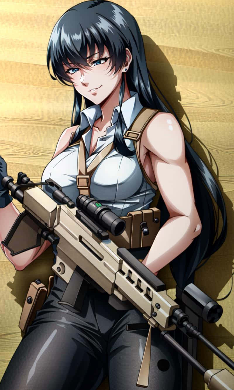 Roberta, Black Lagoon, anime character, HD Phone Wallpaper