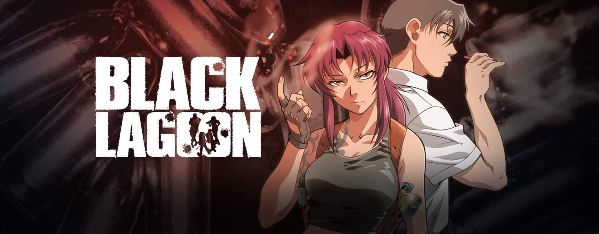 Black Lagoon, anime characters, dark gritty background, Full HD Desktop Wallpaper