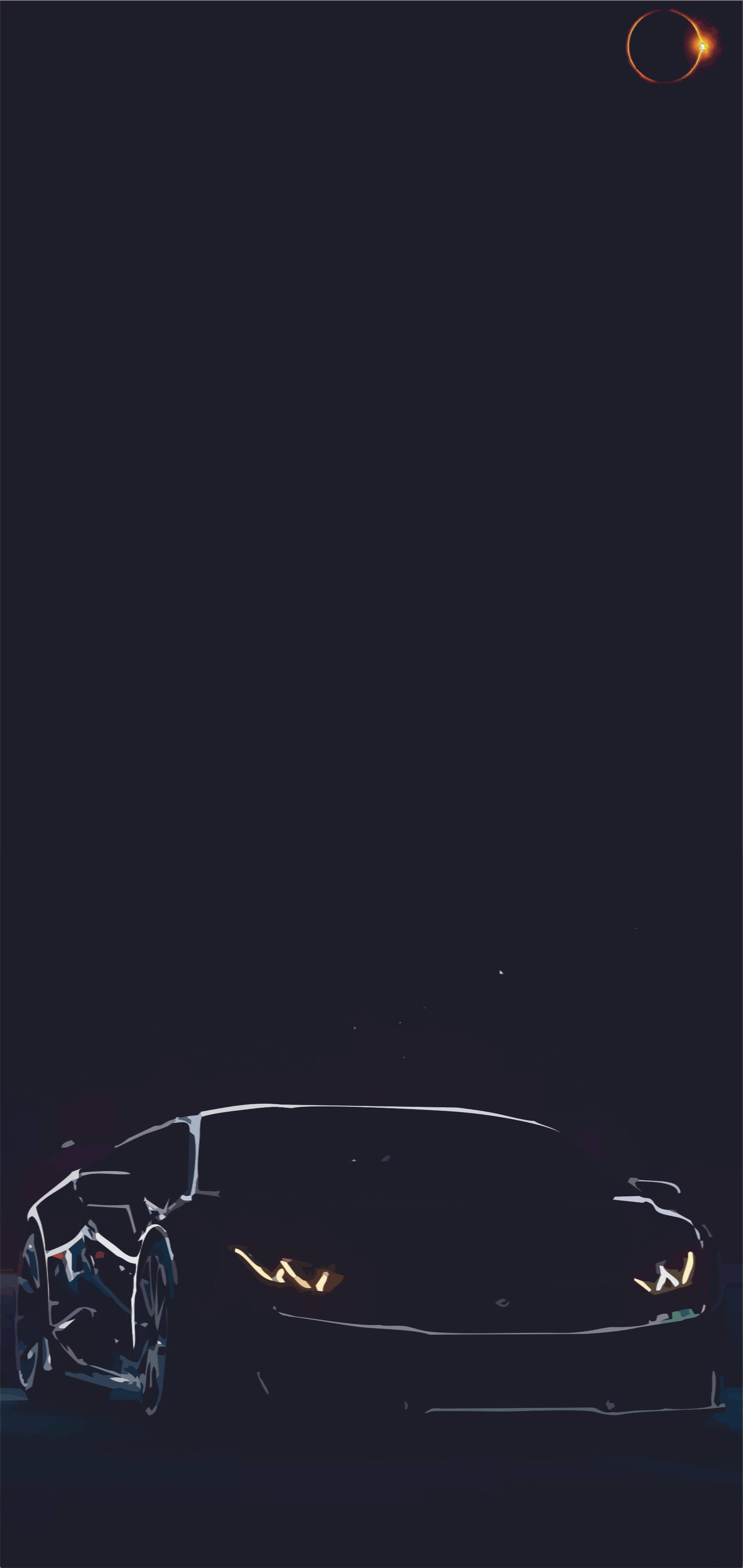 Samsung S10, Black Lamborghini, Hypercar, 2K Phone Wallpaper