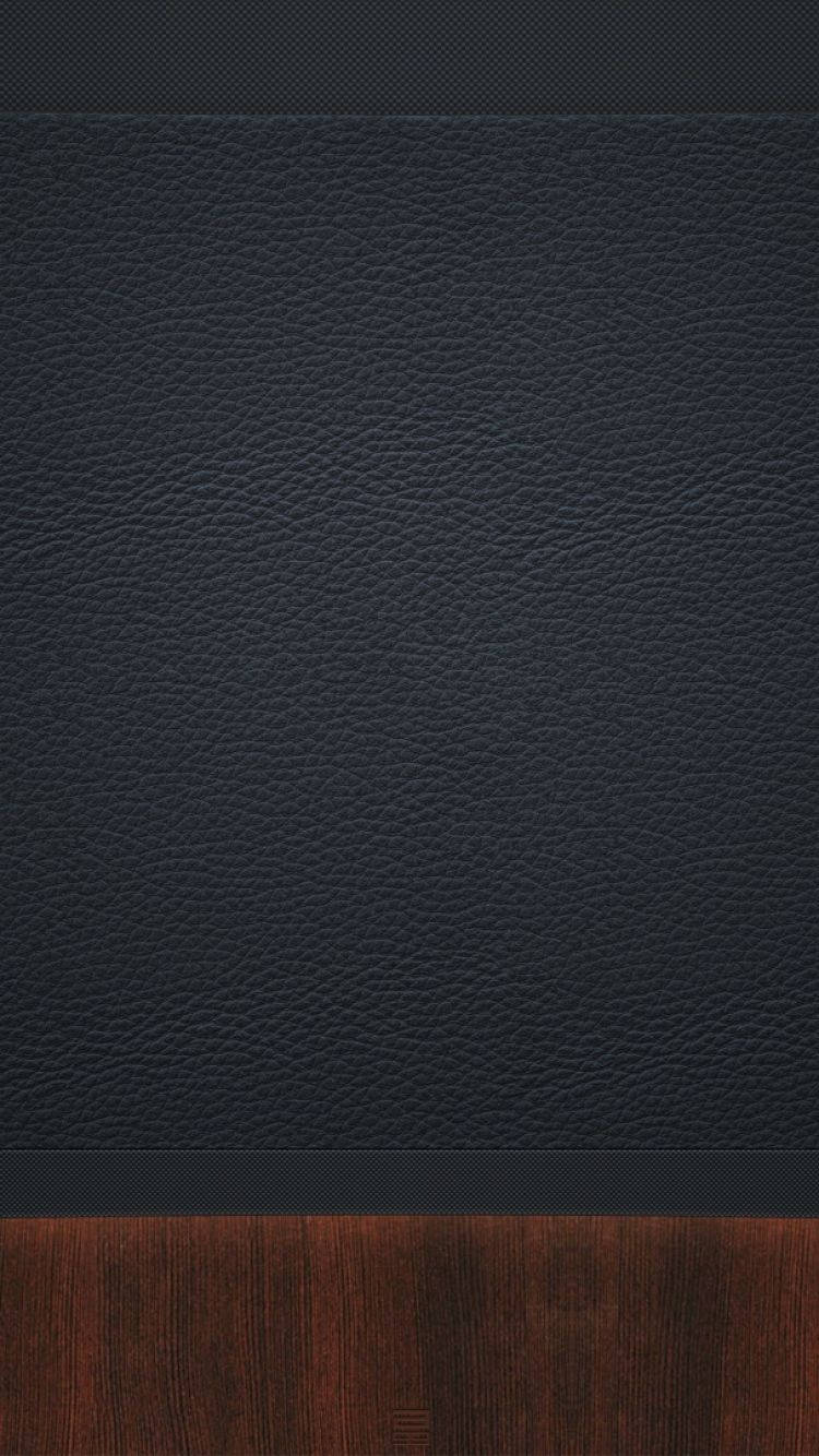 brown wood, black leather, iPhone, HD Phone Wallpaper