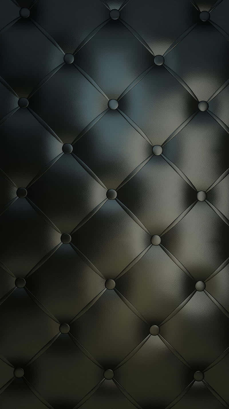 dark tufted leather, diamond stitching, subtle gradient lighting, HD Phone Wallpaper
