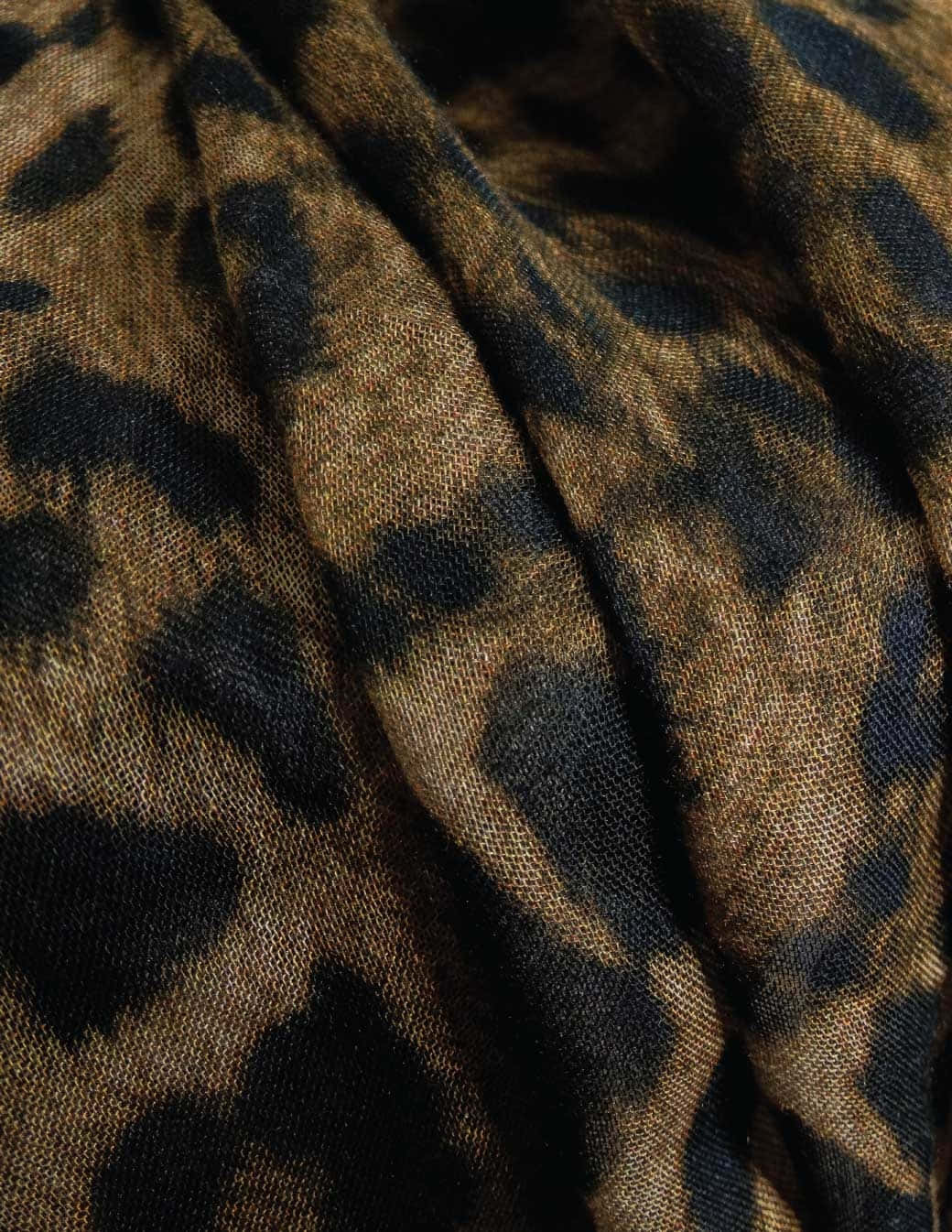 black leopard print, leopard-print scarf, rich brown and black spots, HD Phone Wallpaper