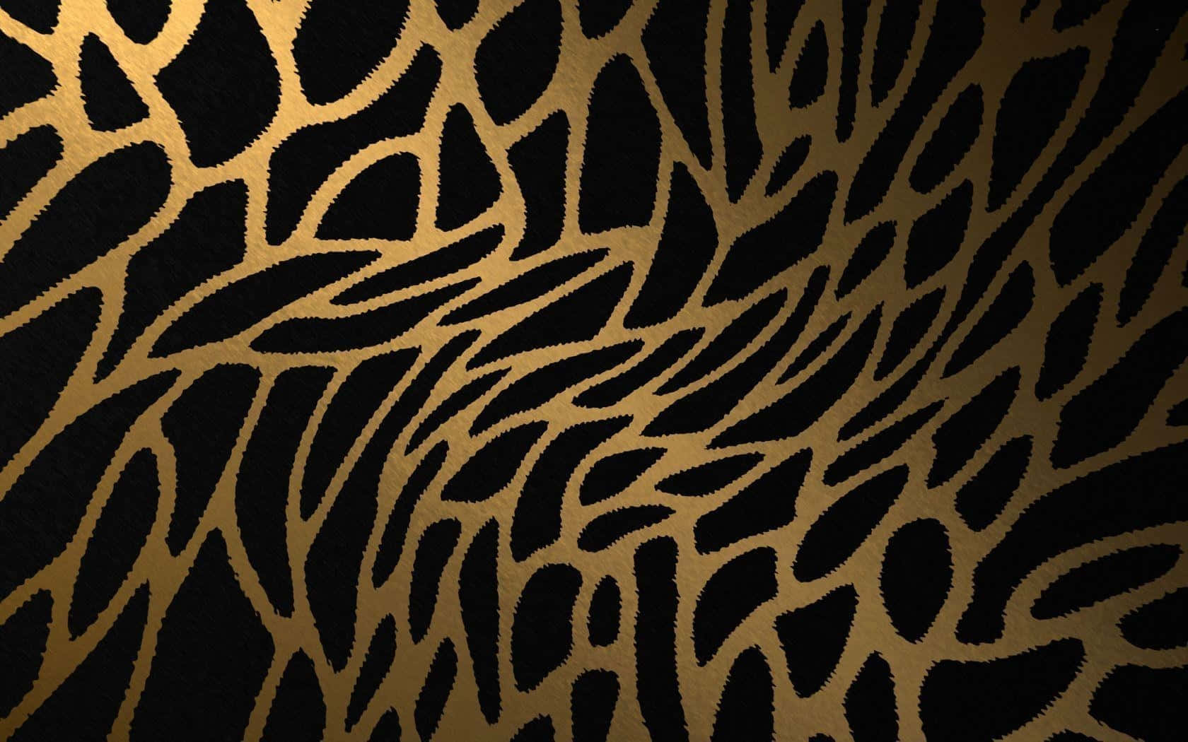 Golden Black Leopard Print Pattern, leopard print, deep black background, HD Desktop Wallpaper