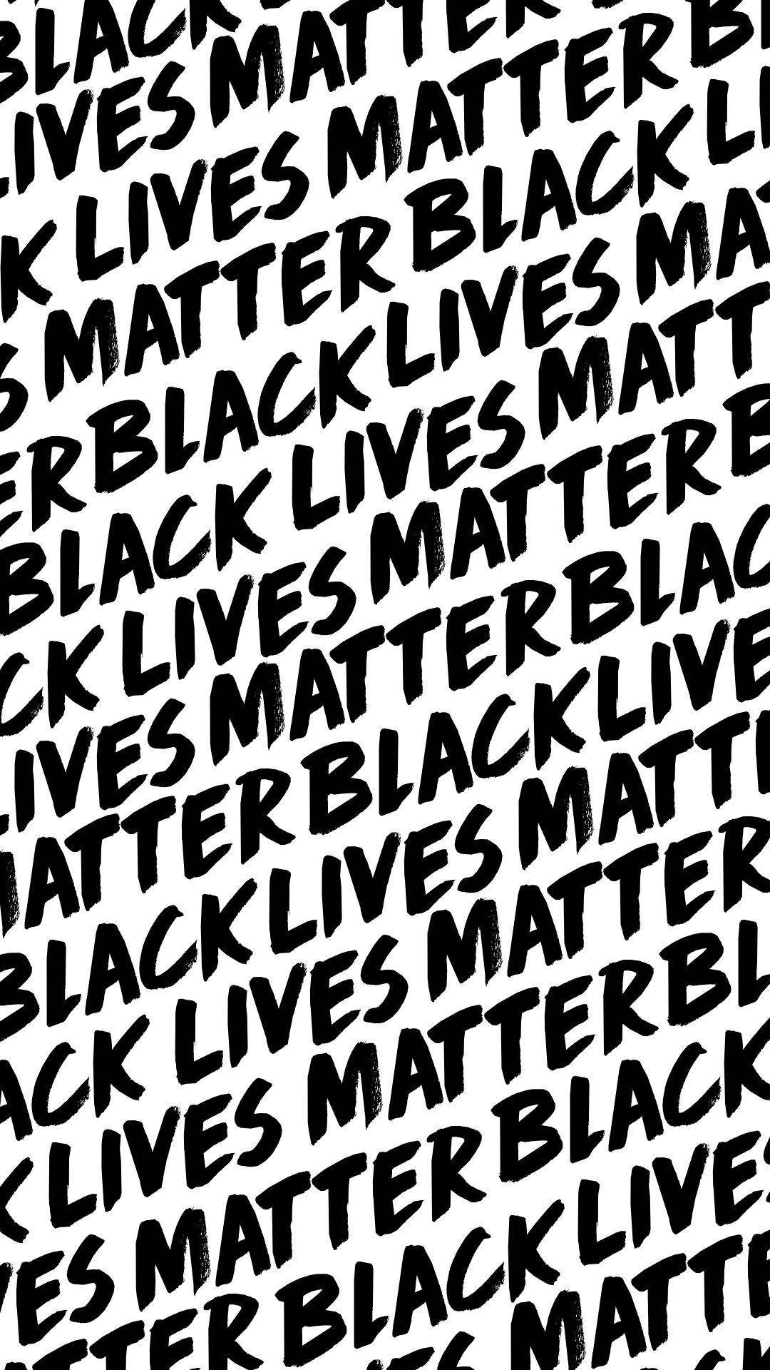 BLACK LIVES MATTER, black, white, Full HD Phone Wallpaper