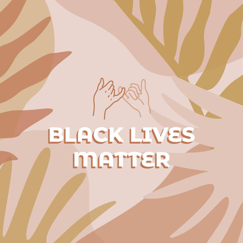 Black Lives Matter, heart shape, bold text, SD Desktop Wallpaper
