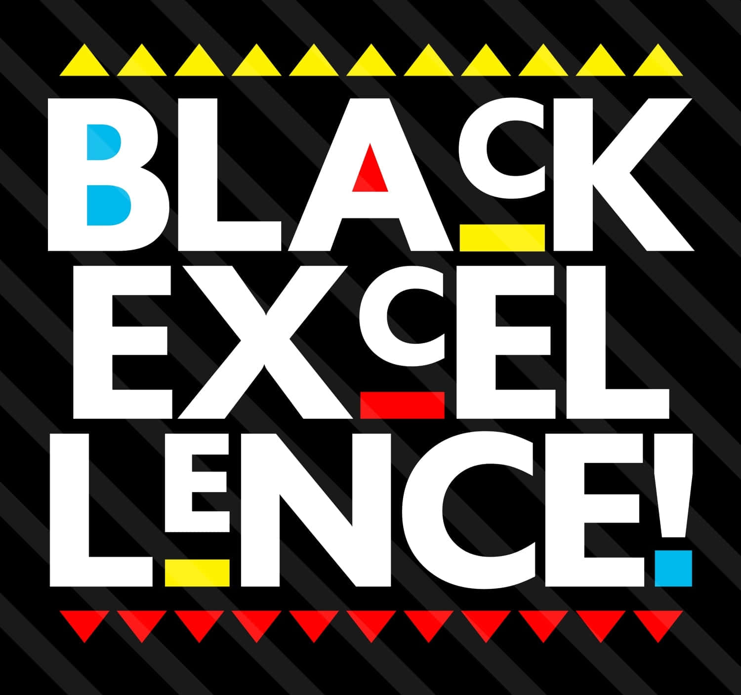 BLACK EXCELLENCE!, white, colorful accents, HD Desktop Wallpaper