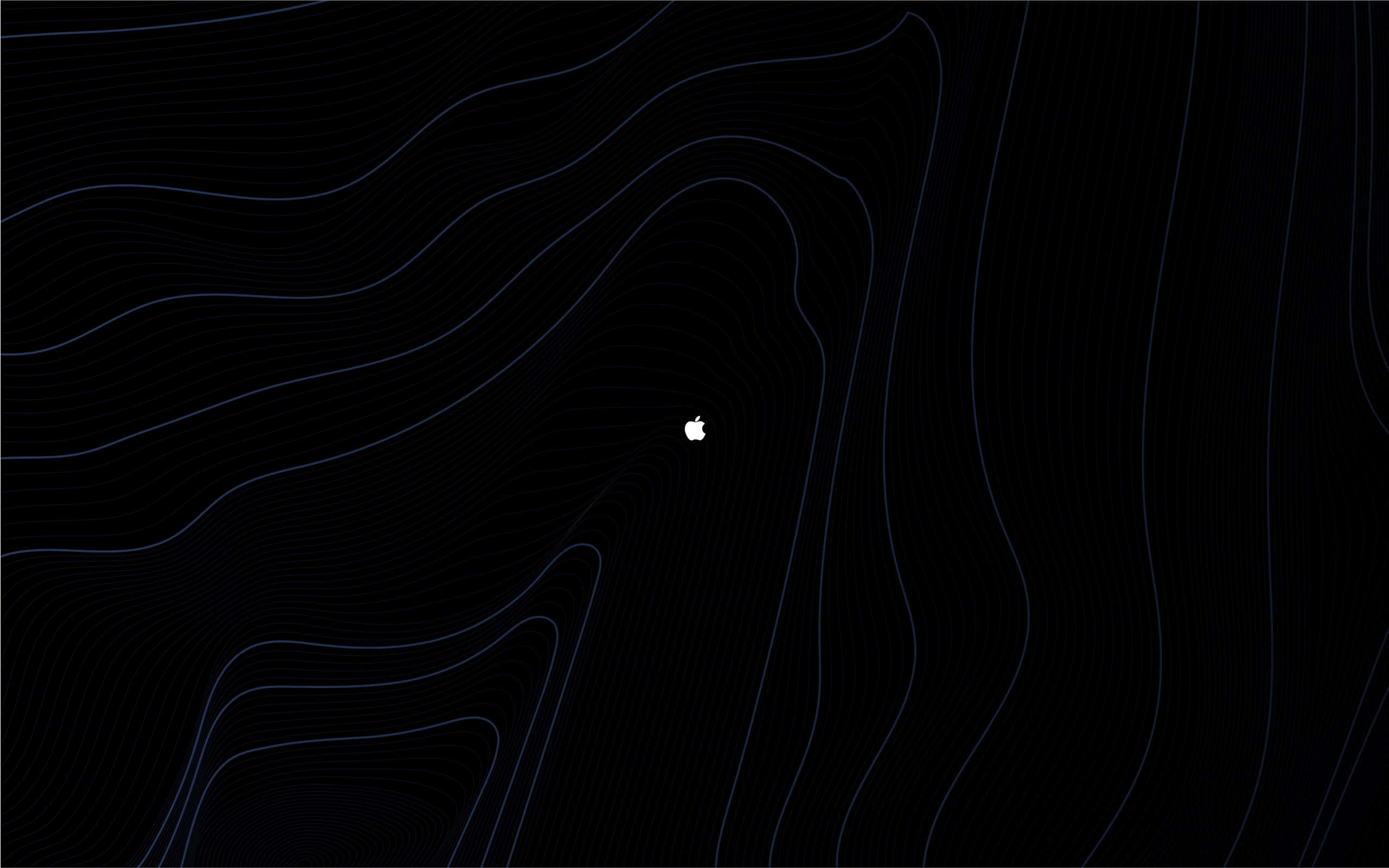 minimalist, black, glowing blue contour lines, 2K Desktop Wallpaper
