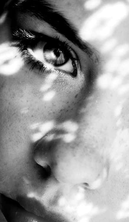 Black Magic Woman, black and white, close-up, SD Phone Wallpaper
