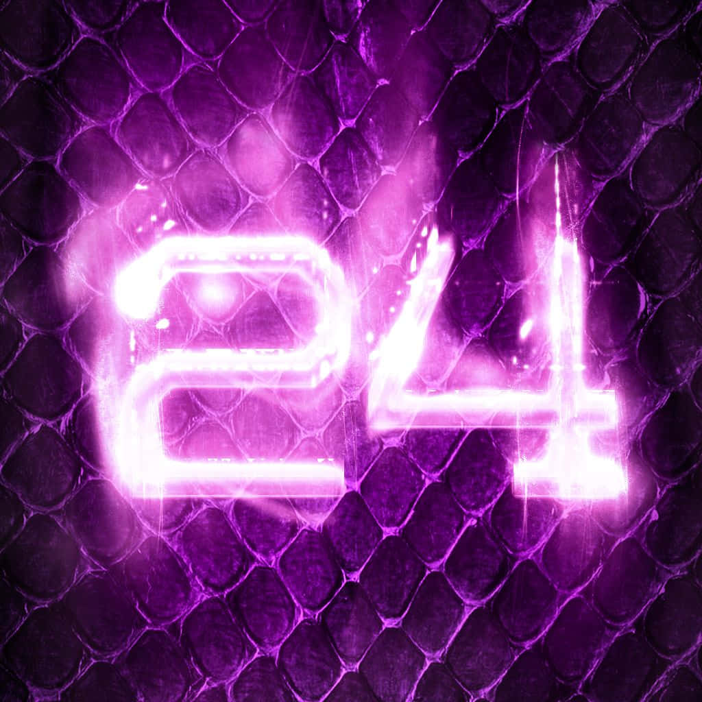 Black Mamba Kobe, 24, neon pink, SD Desktop Wallpaper
