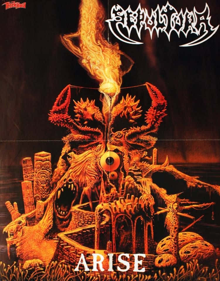 Black Metal Music, demonic entity, multiple limbs, SD Phone Wallpaper