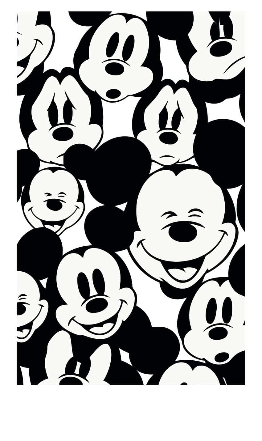 Black Mickey Mouse Phone, Mickey Mouse, black, HD Phone Wallpaper