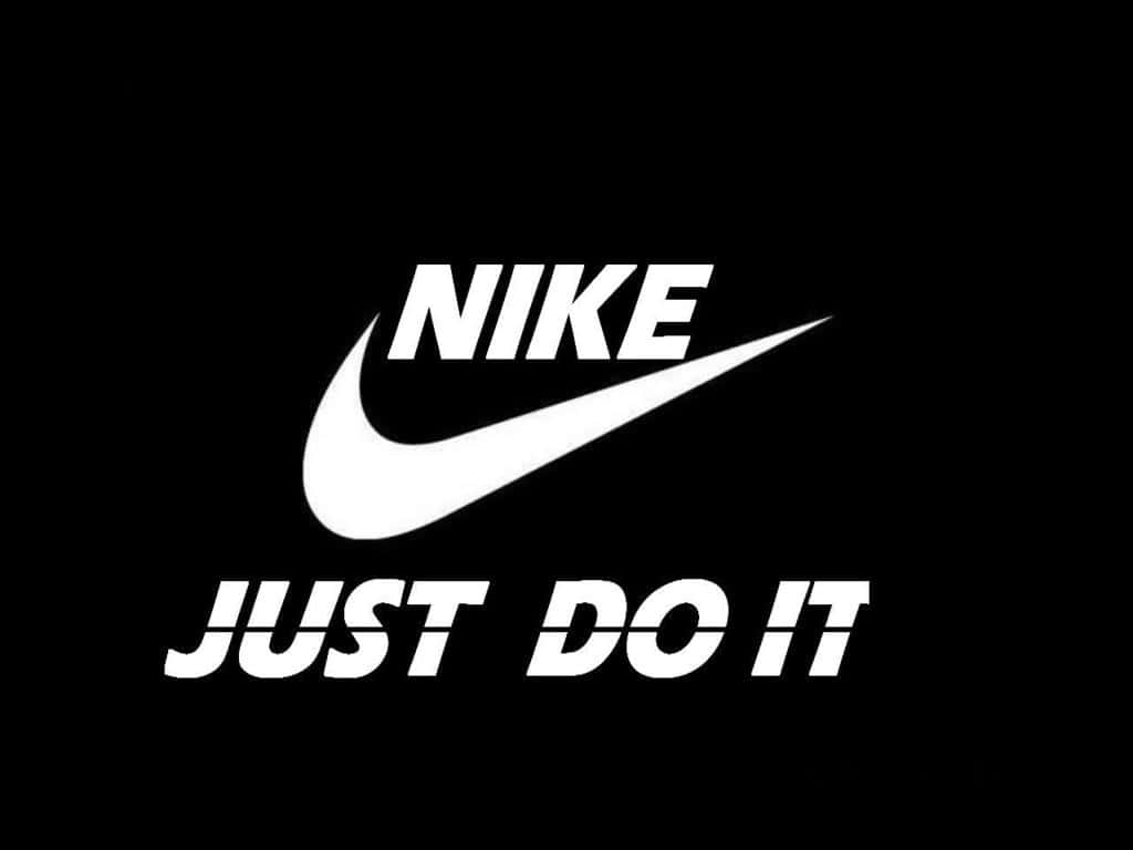Nike, just do it, white Nike logo, SD Desktop Wallpaper