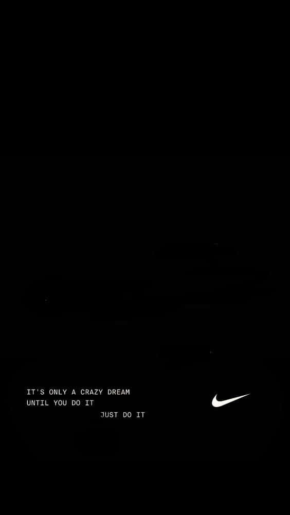 black, white, Nike, SD Phone Wallpaper