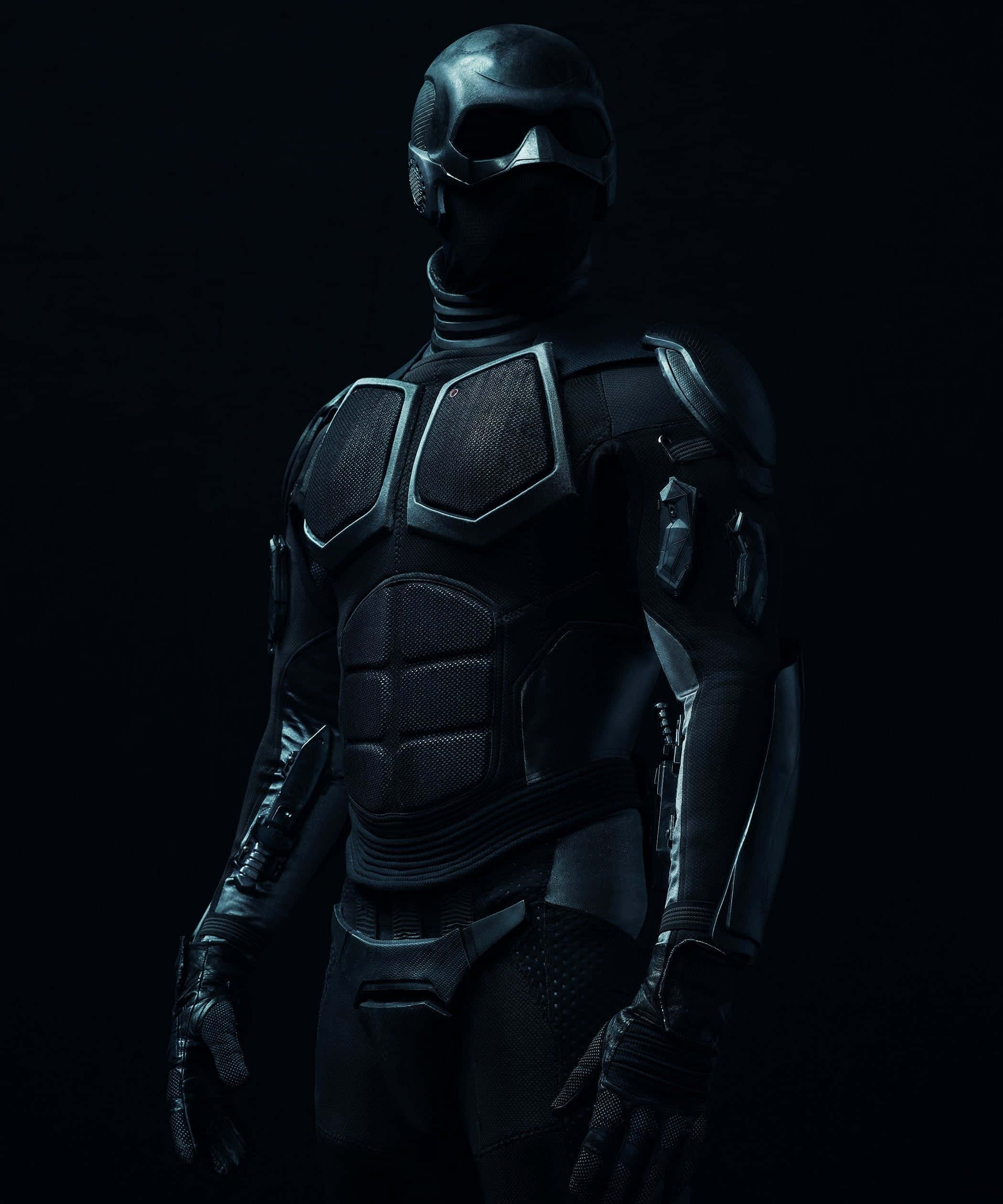 Black Noir, sleek black armored suit, total darkness, Full HD Phone Wallpaper