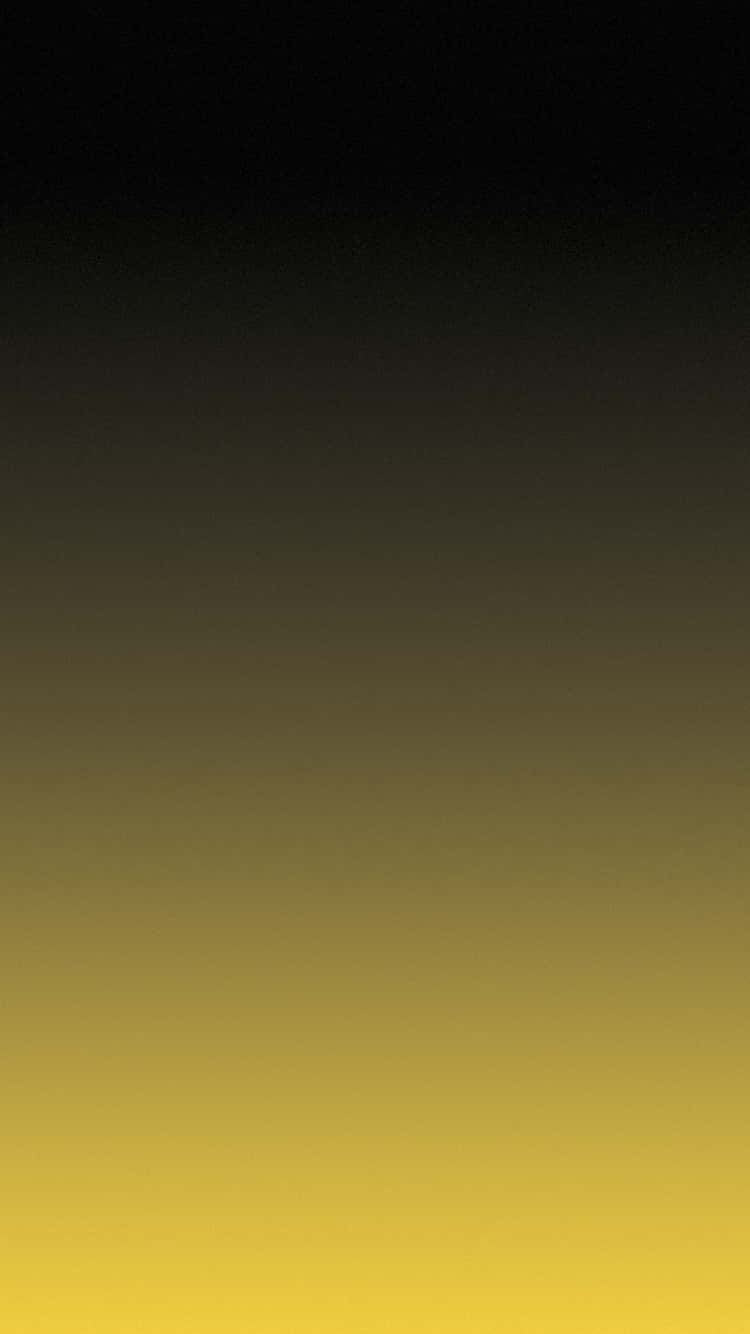 Black Ombre, deep black, bright yellow, HD Phone Wallpaper