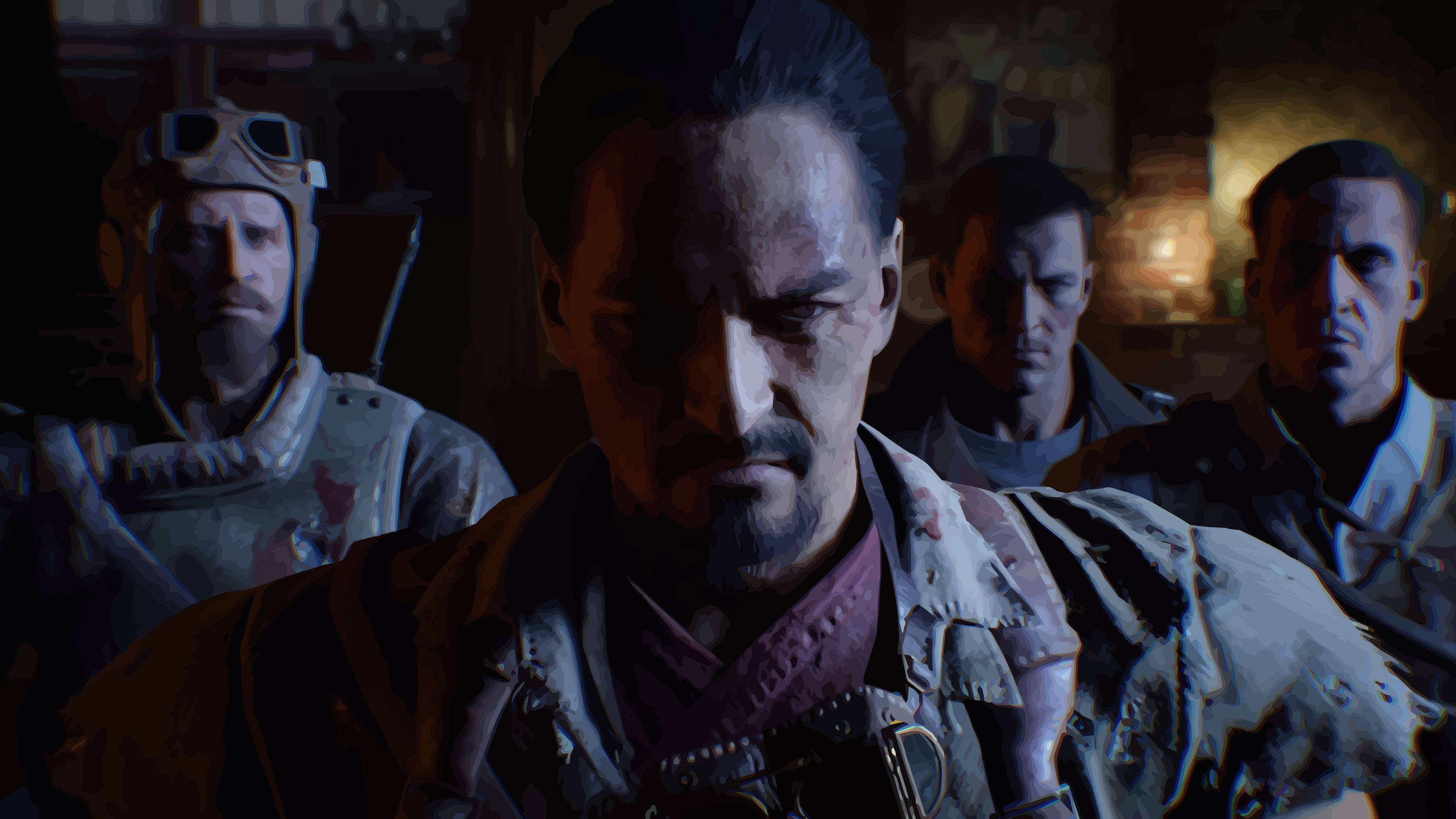 Black Ops 4, zombies, stern man, 4K Desktop Wallpaper