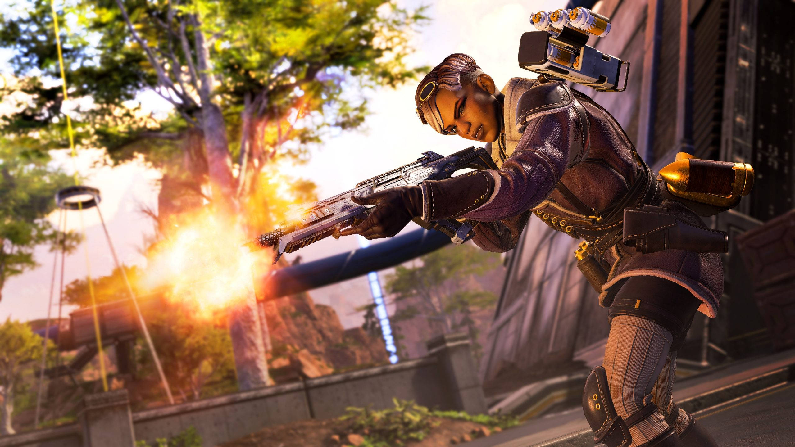 Black Ops 4 Zombies, futuristic soldier, glowing weapon, 2K Desktop Wallpaper