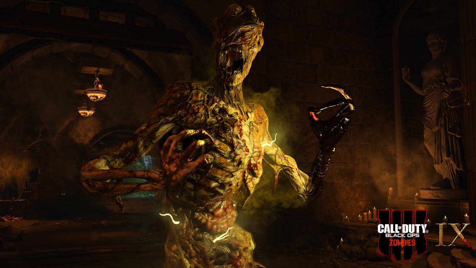 Black Ops 4 Zombies, zombie, exposed ribs, HD Desktop Wallpaper