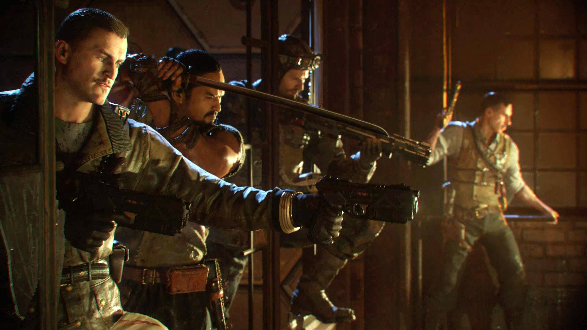 Black Ops 4 Zombies, mercenaries, gritty urban combat gear, Full HD Desktop Wallpaper