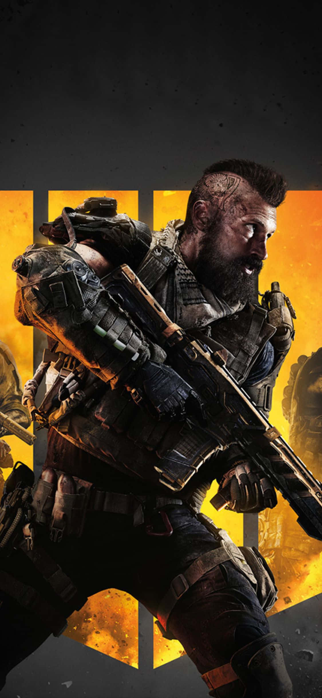 Black Ops, iPhone, bearded soldier, Full HD Phone Wallpaper