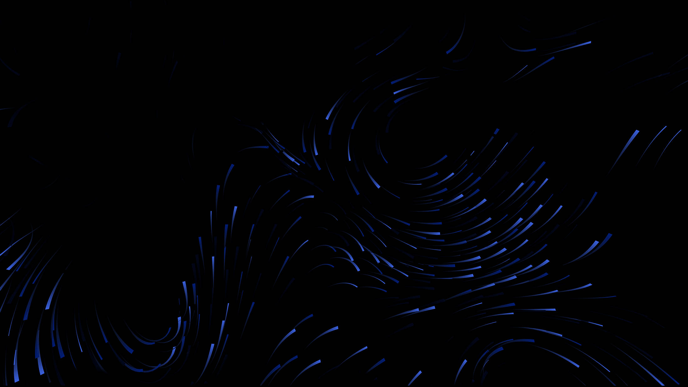 Black Page, glowing blue streaks, abstract motion patterns, Full HD Desktop Wallpaper