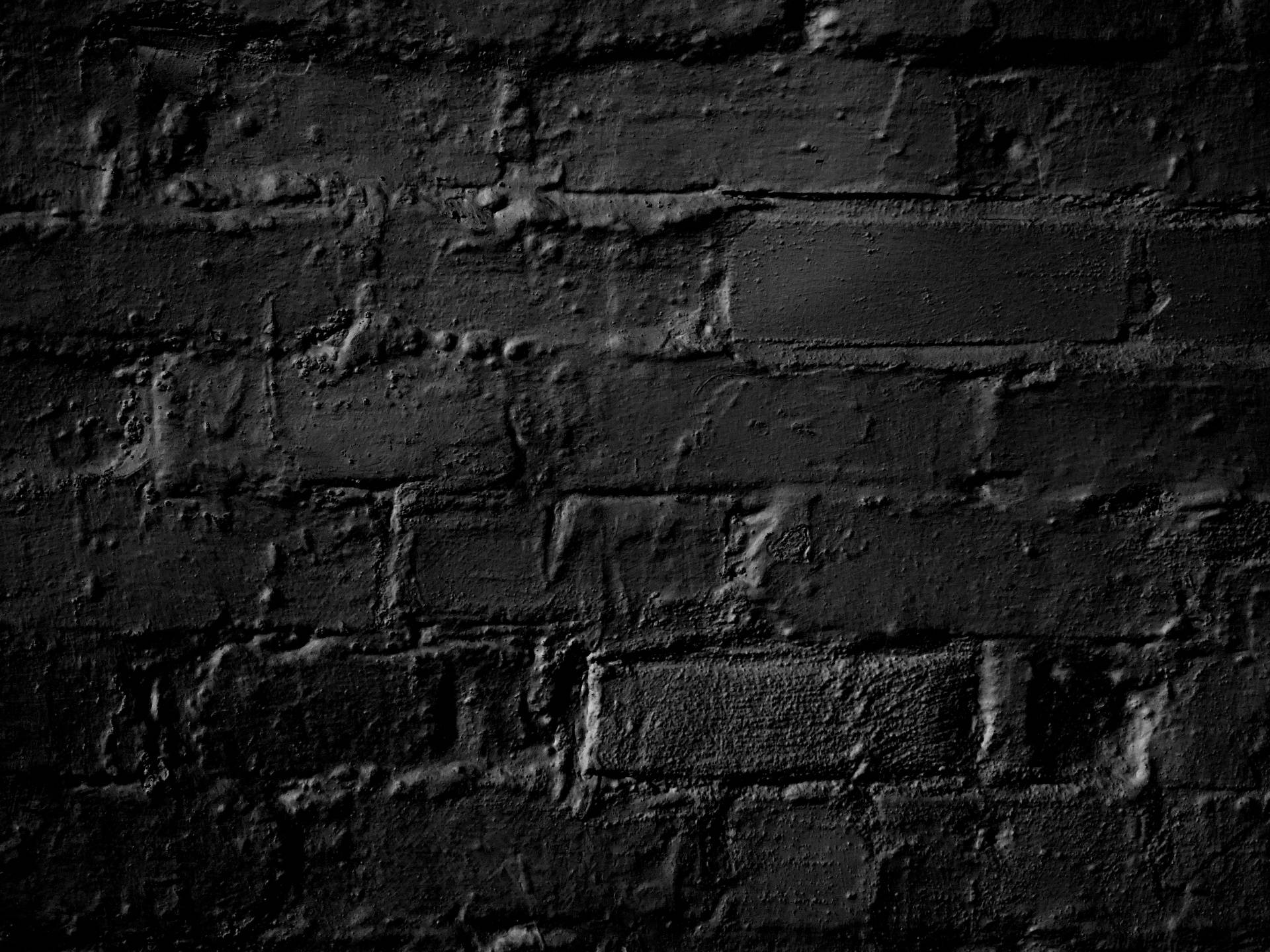 Black Page, dark textured brick wall, subtle lighting, Full HD Desktop Wallpaper