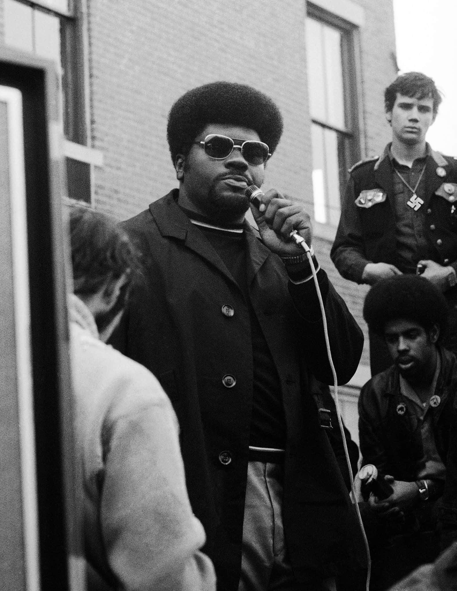 Black Panther Party, afro, sunglasses, Full HD Phone Wallpaper