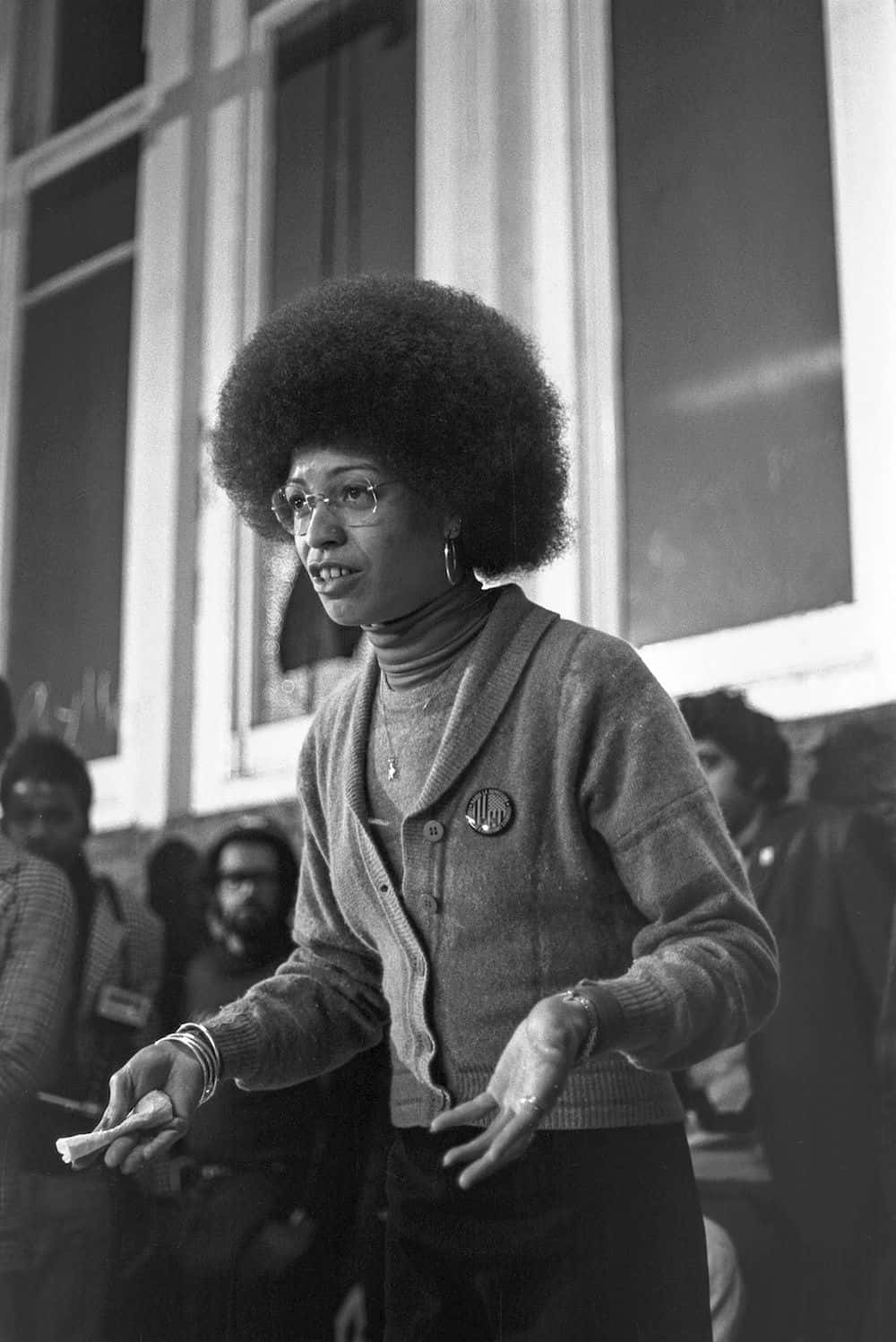 Black Panther Party, afro, glasses, HD Phone Wallpaper