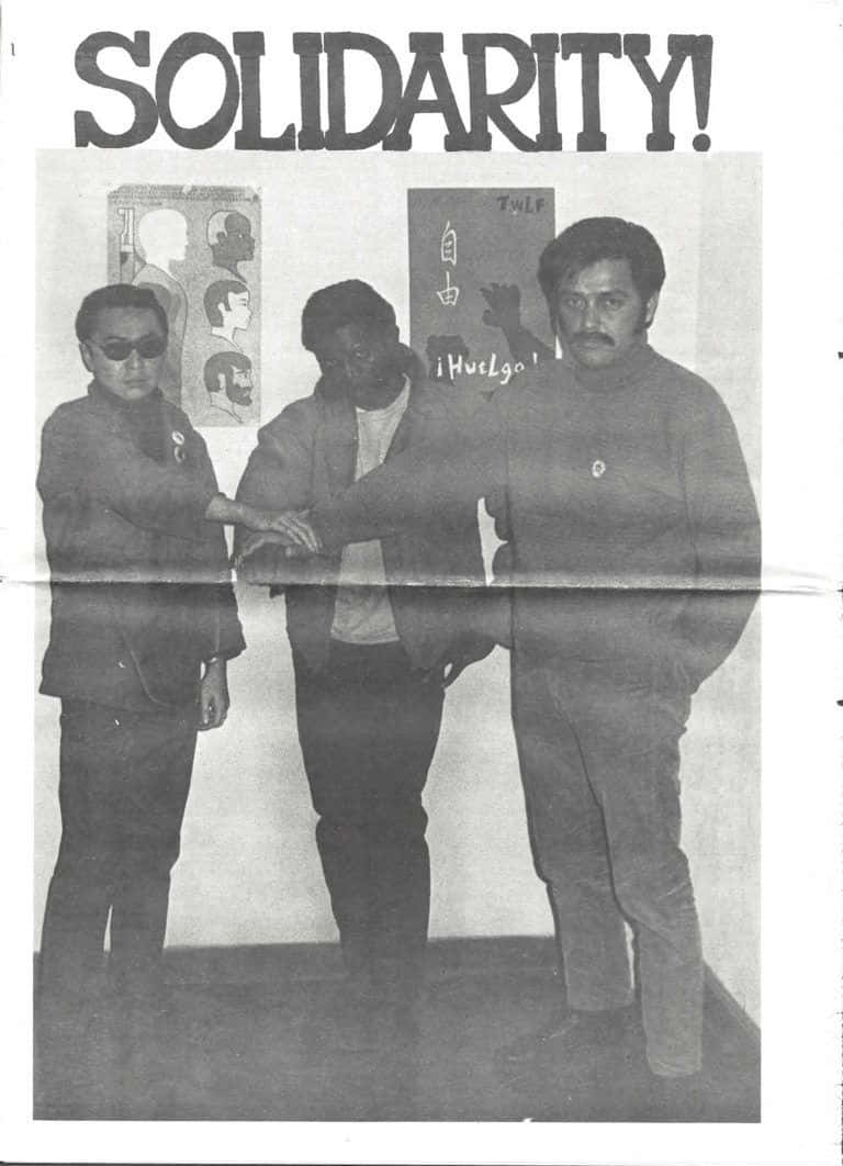 Black Panther Party, SOLIDARITY!, black and white photo, SD Phone Wallpaper