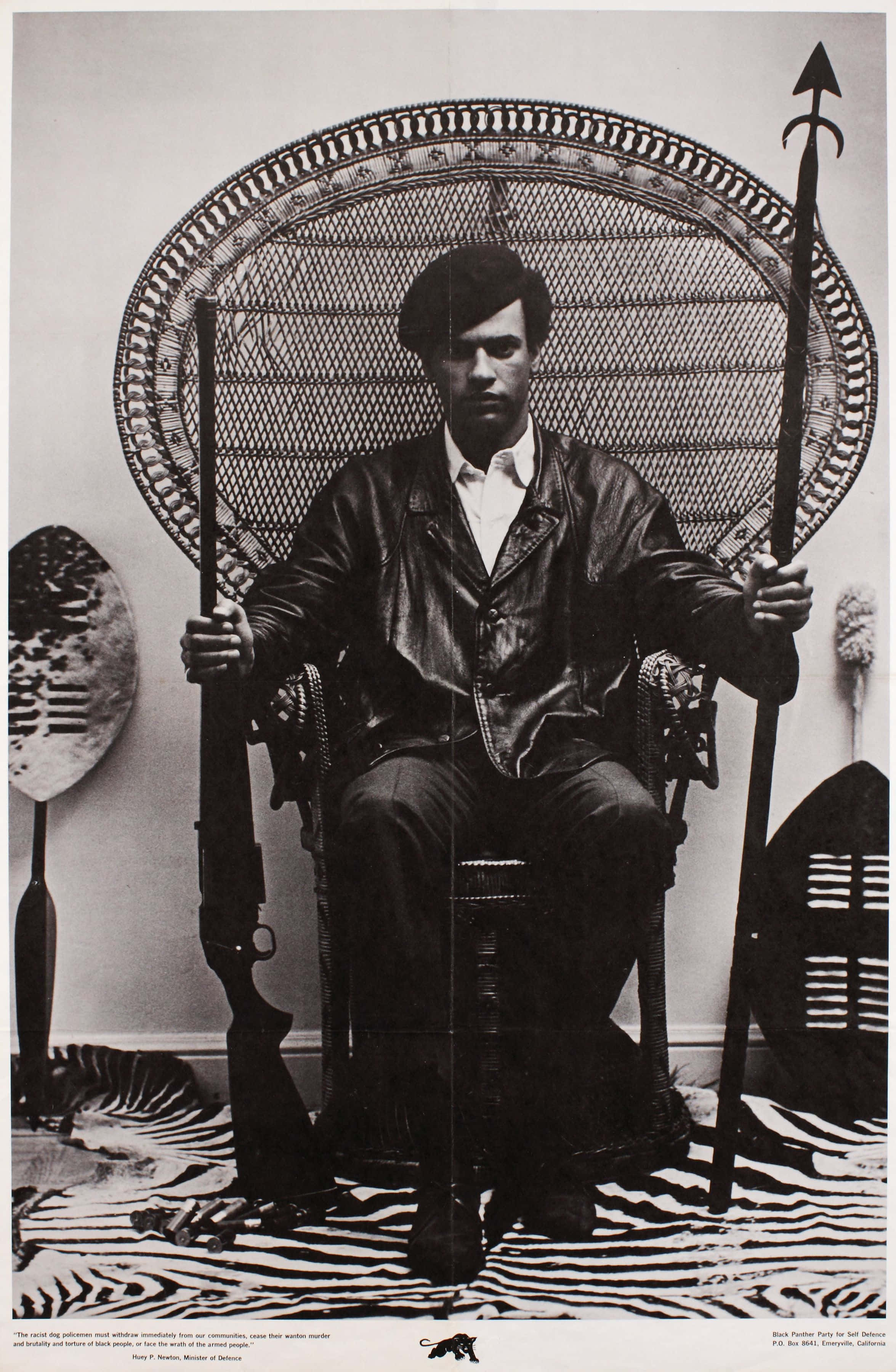 Black Panther Party, leather jacket, woven chair, 2K Phone Wallpaper