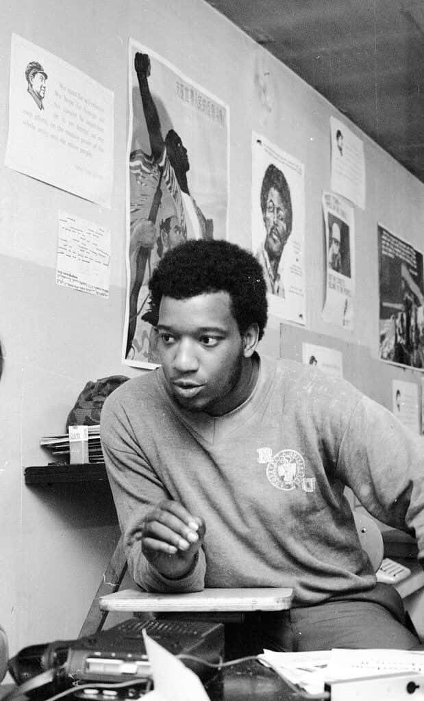 Black Panther Party, protest posters, handwritten notes, SD Phone Wallpaper