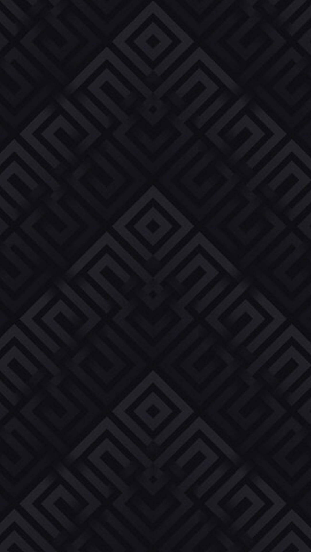 abstract chevron, sayagata, black pattern, Full HD Phone Wallpaper