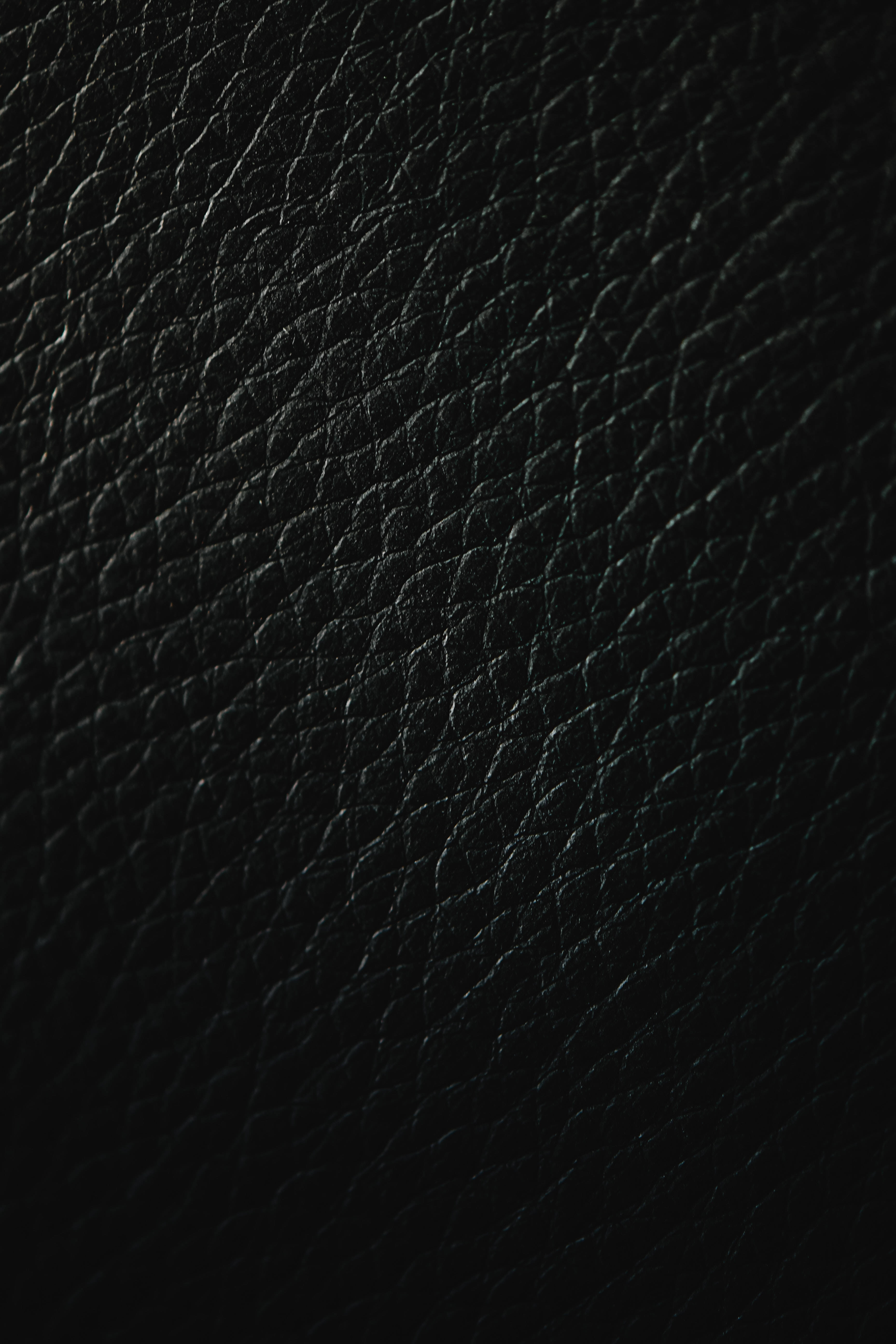 Black Phone, black leather, rich black leather texture, 5K Phone Wallpaper