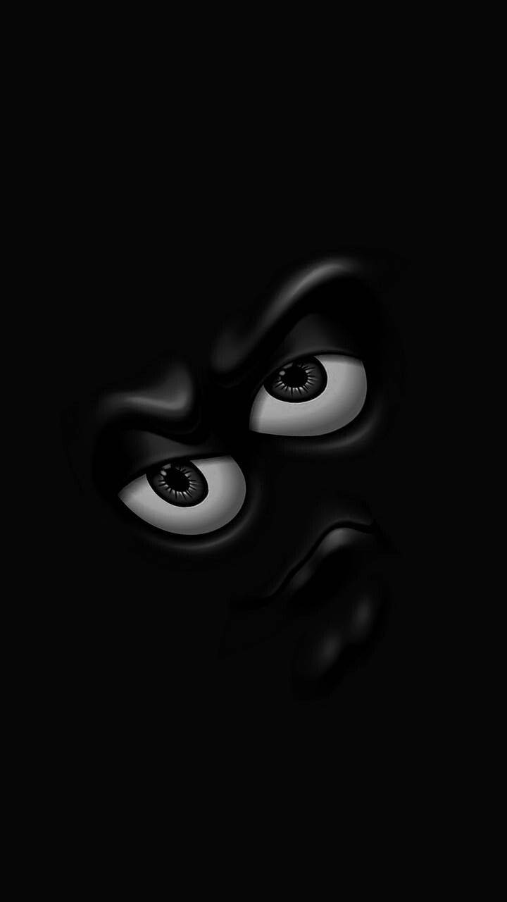Black Phone, glowing eyes, sinister grin, HD Phone Wallpaper