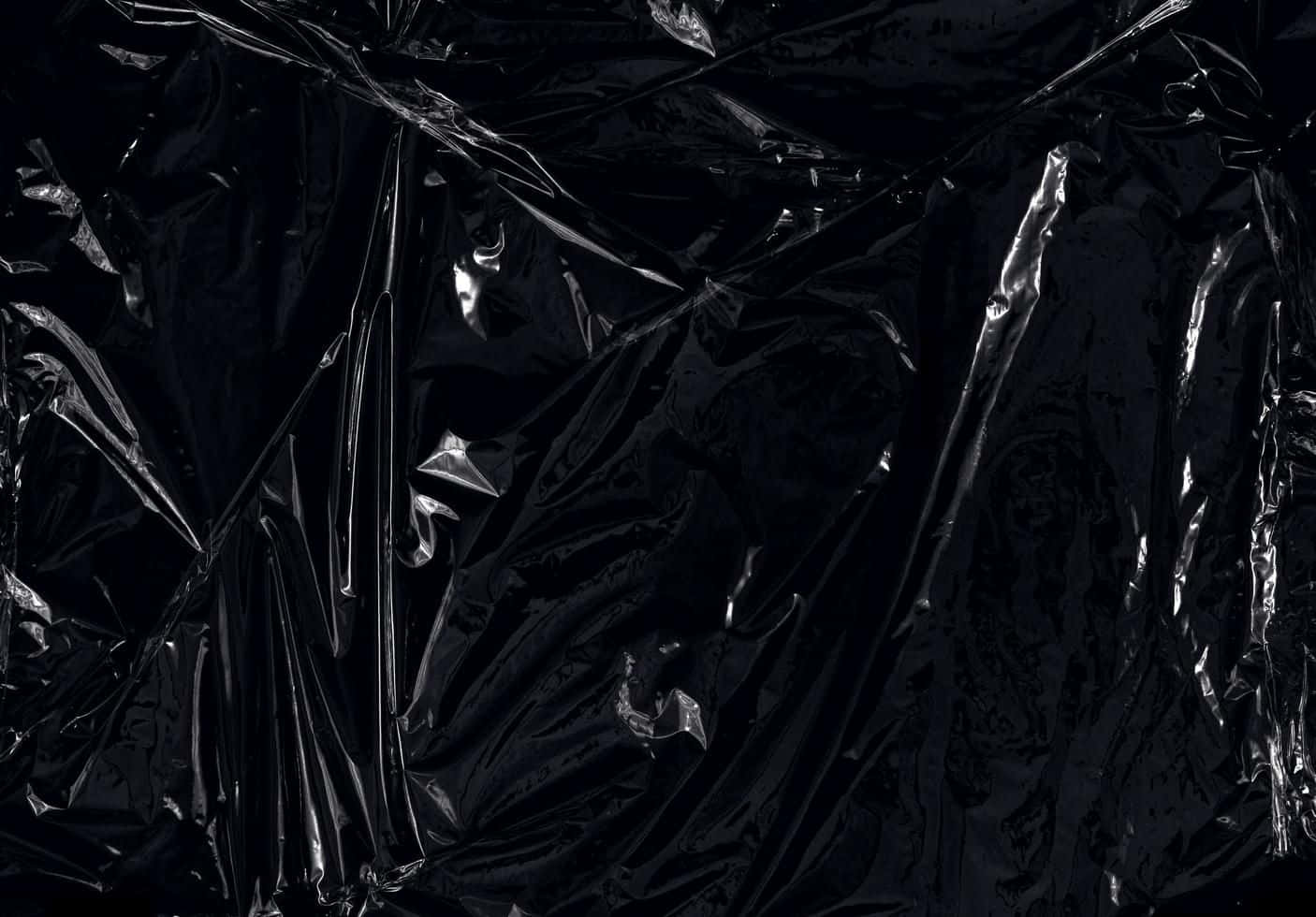 glossy black plastic, crumpled black plastic film, textured surface, HD Desktop Wallpaper