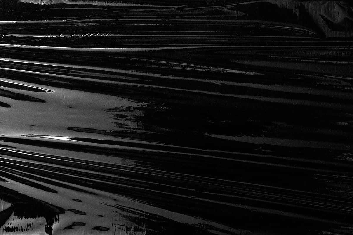 Black Plastic, abstract black and white textured surface, bold brushstroke patterns, SD Desktop Wallpaper