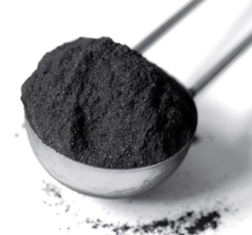 Black Powder, metal spoon, fine black powder, SD Desktop Wallpaper