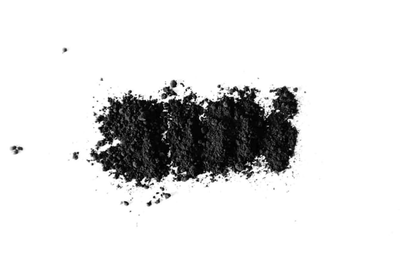 Black Powder, stark white background, soft shadows, HD Desktop Wallpaper
