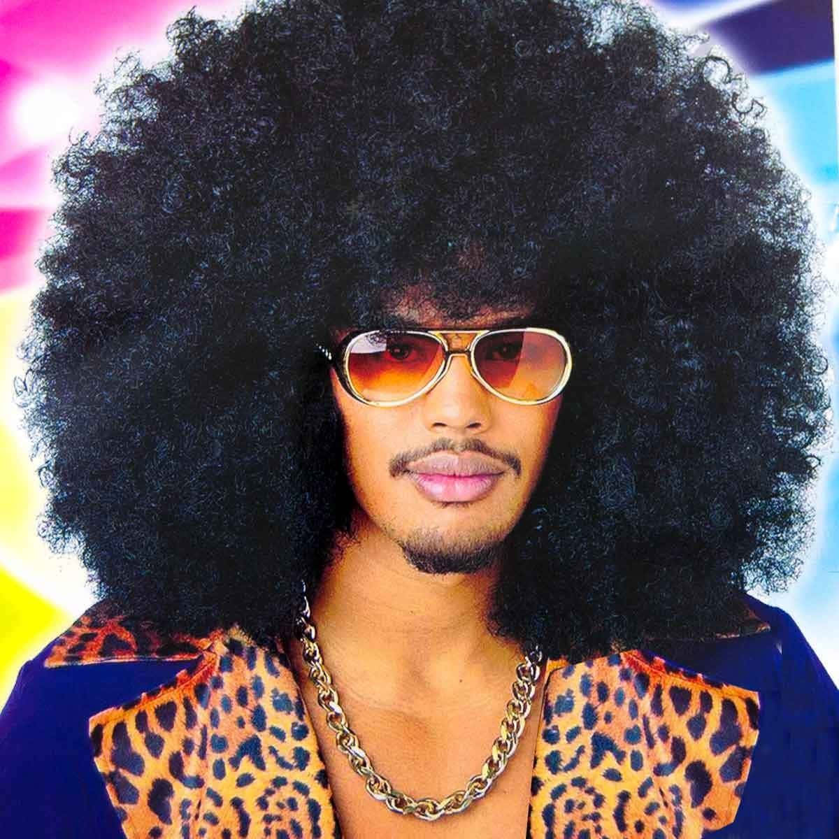 Black Power, afro, orange-tinted sunglasses, SD Desktop Wallpaper