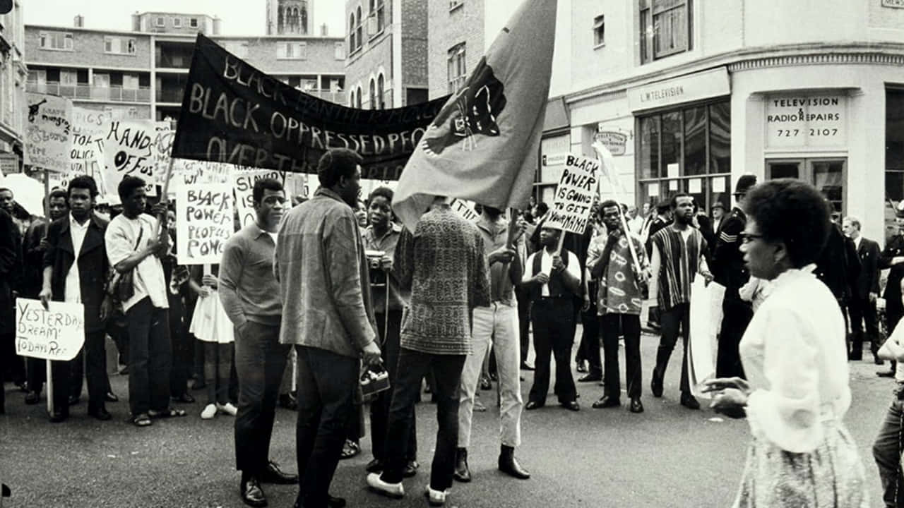 Black Power, city streets, protest, HD Desktop Wallpaper