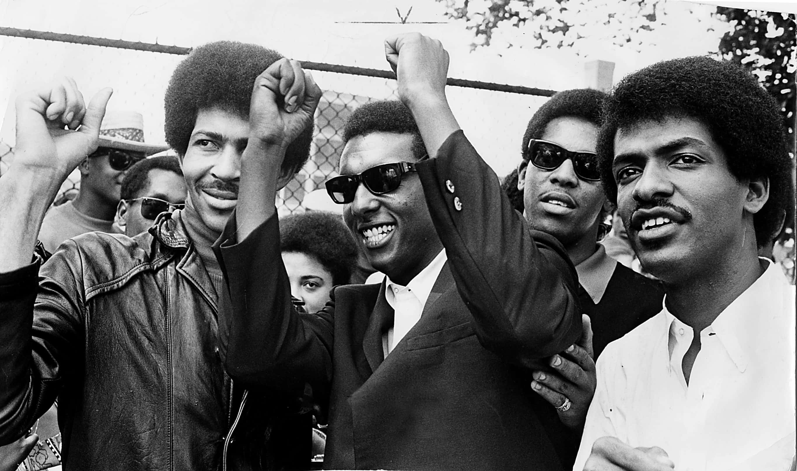Black Power, afros, raising fists, 2K Desktop Wallpaper