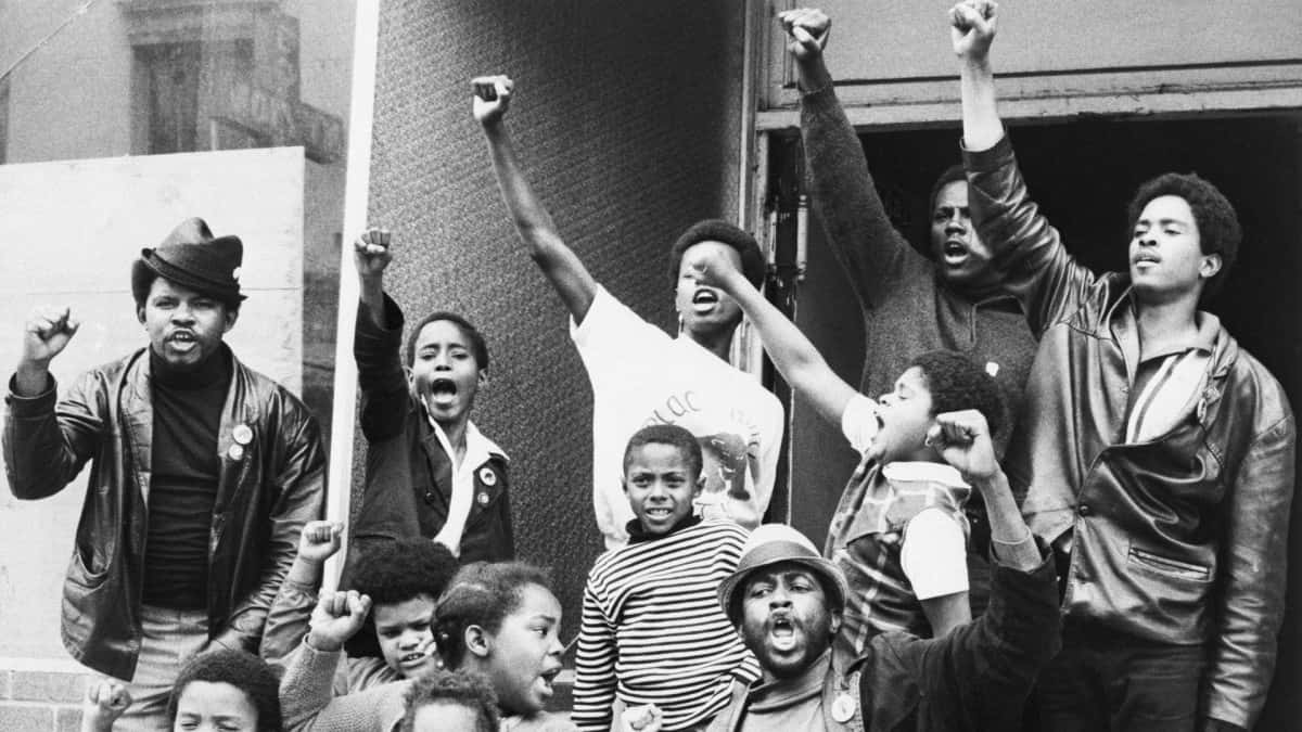 Black Power, protesters, fists, SD Desktop Wallpaper