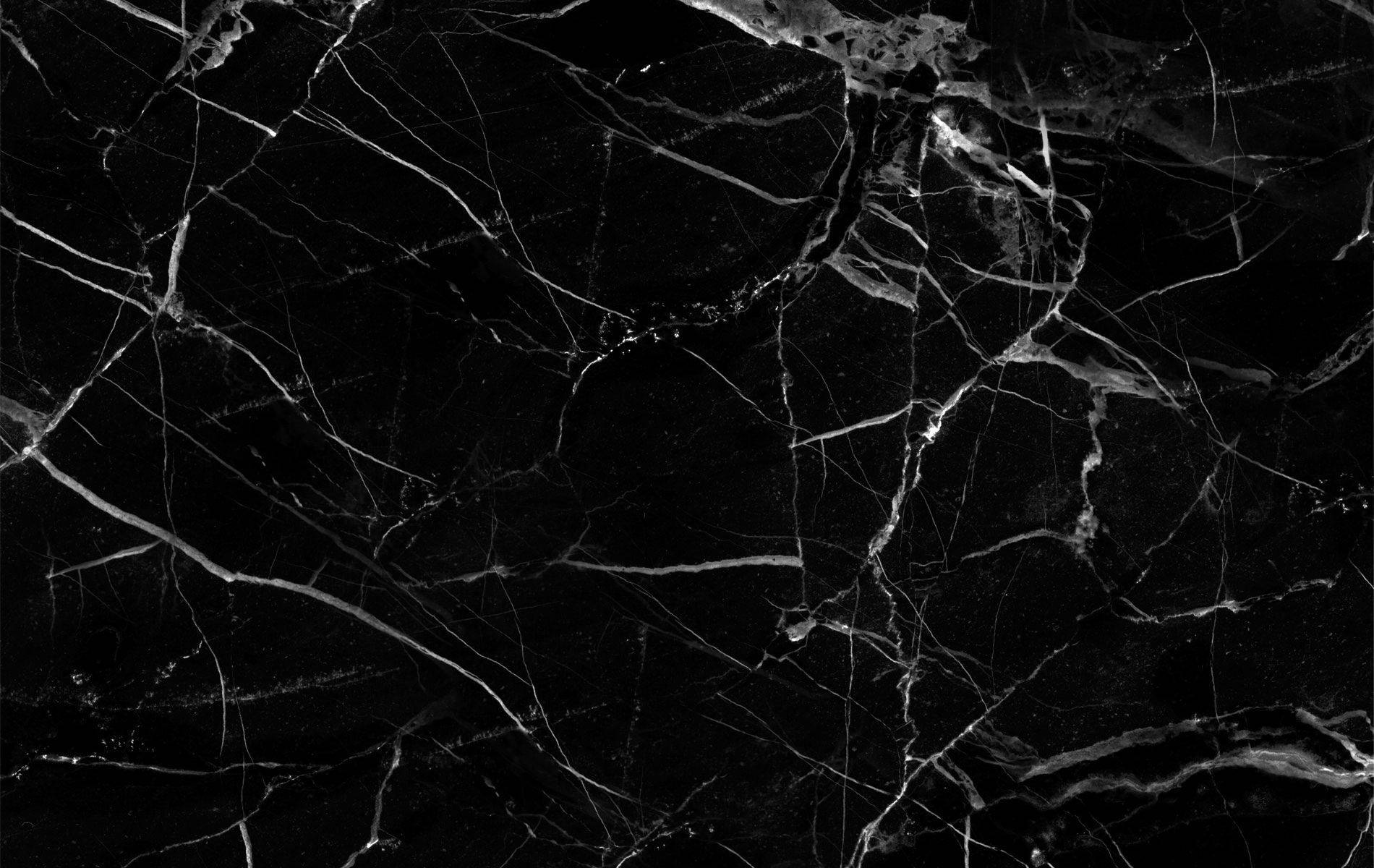 classic black marble desktop, glossy black marble, intricate white veining, HD Desktop Wallpaper