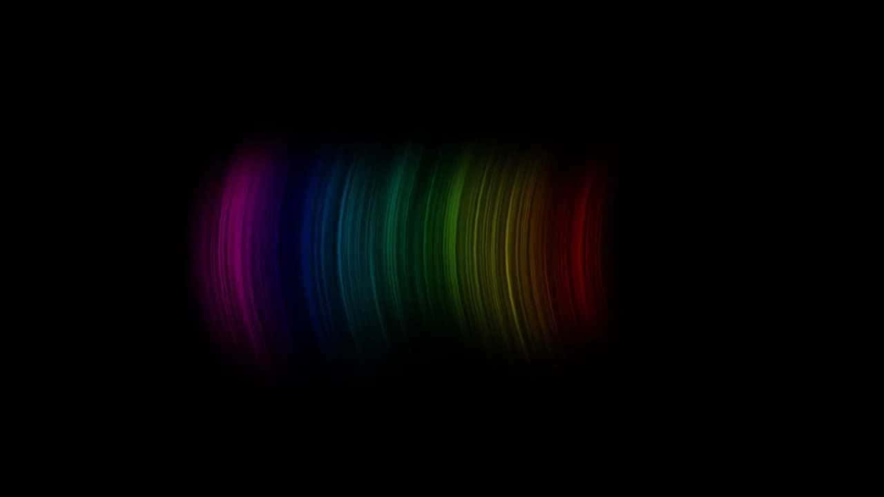 Black Rainbow, rainbow, pitch black sky, HD Desktop Wallpaper