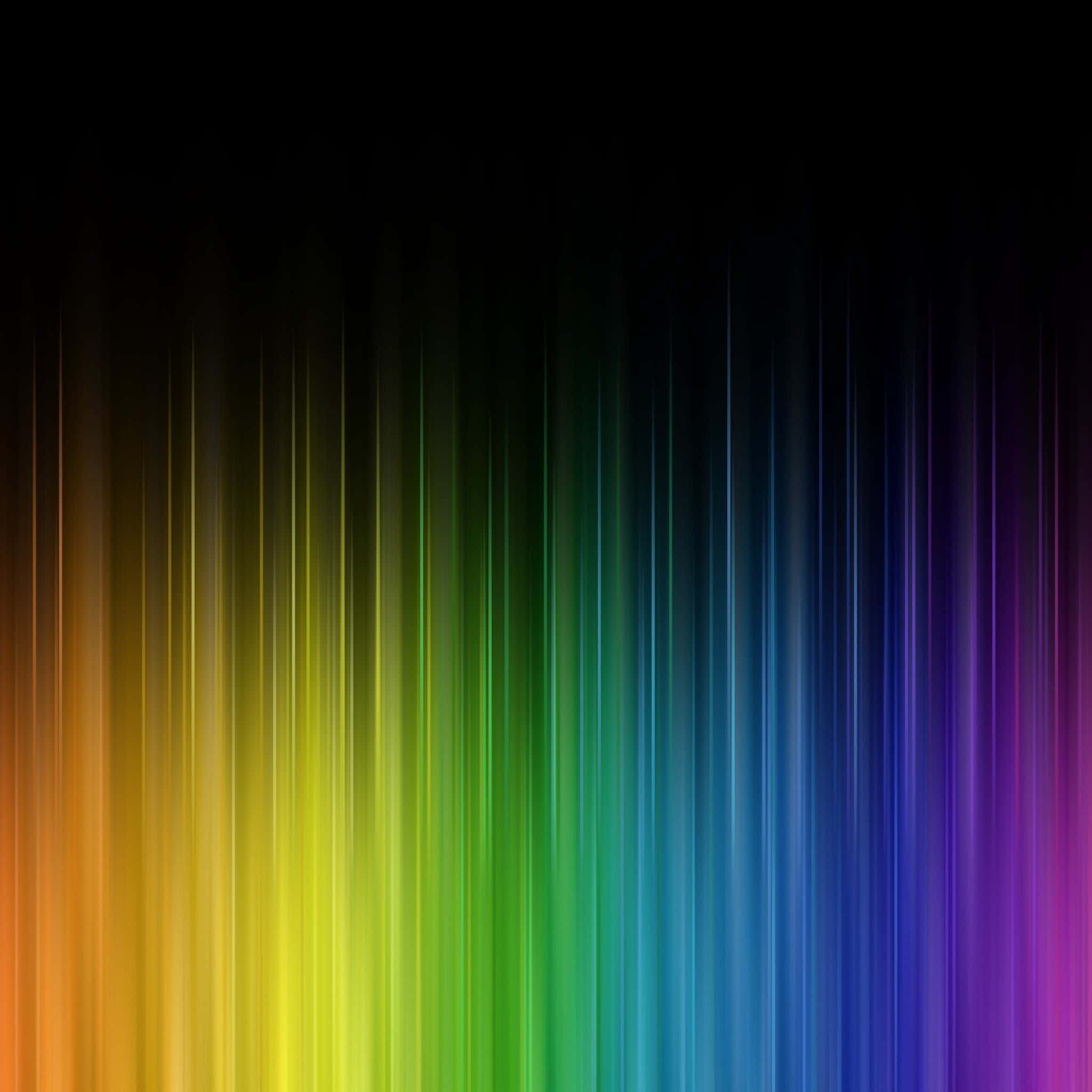 Black Rainbow, vivid vertical rainbow, black void, Full HD Desktop Wallpaper