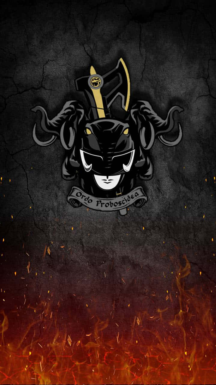 Black Ranger, horns, axe, HD Phone Wallpaper