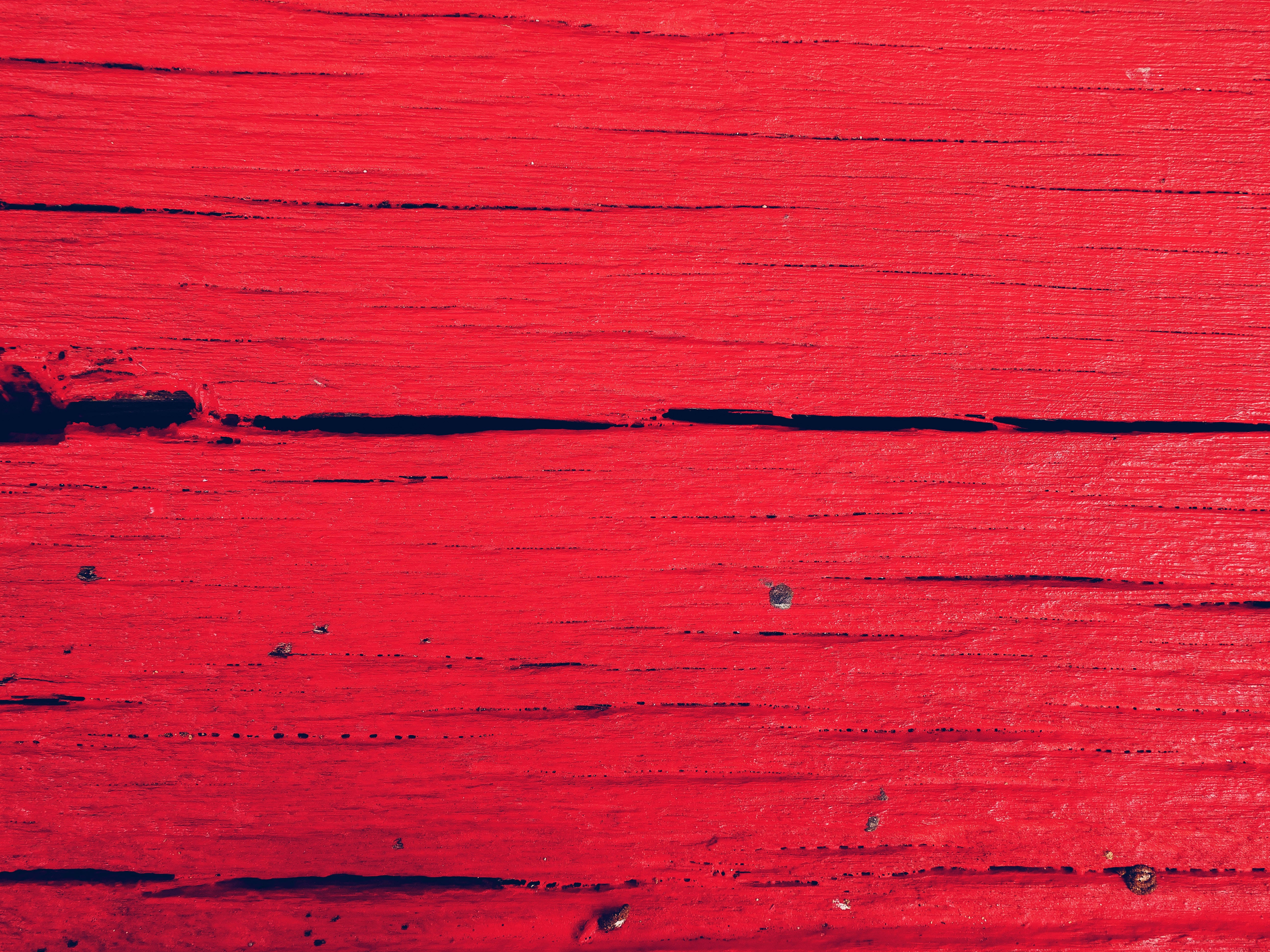 Black Red 4K, wood, vibrant red, 5K Desktop Wallpaper
